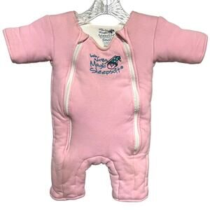 Baby Merlin's Magic Sleepsuit Wearable Blanket Pink 12-18lbs 3-6mo